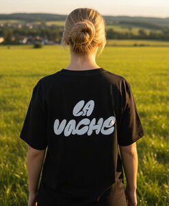 Regi - Black 'La Vache' T-shirt