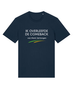 Mark Vertongen - Navy 'Ik overleefde de comeback' T-Shirt