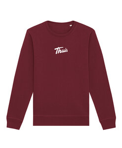 Thuis - Burgundy 'Logo' Sweater