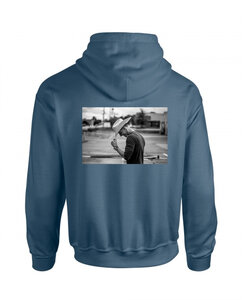 Sam Bettens - Indigo 'Guitar pick' Hoody